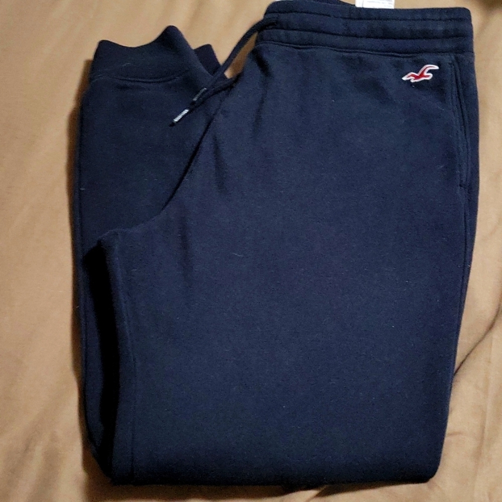 Womans large Hollister joggers black